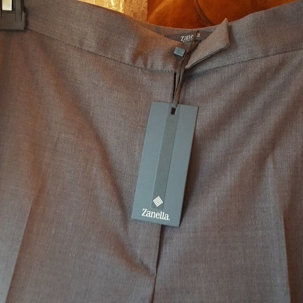 NWT Gorgeous ITALY Zanella Wool Dress Slacks Pants Trousers $400 DEBRA Size 10